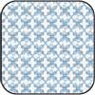 Dollhouse Miniature Cotton Fabric: Blue Bows